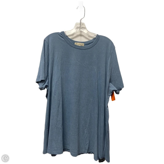 Top Short Sleeve By Clothes Mentor In Blue, Size: 2x