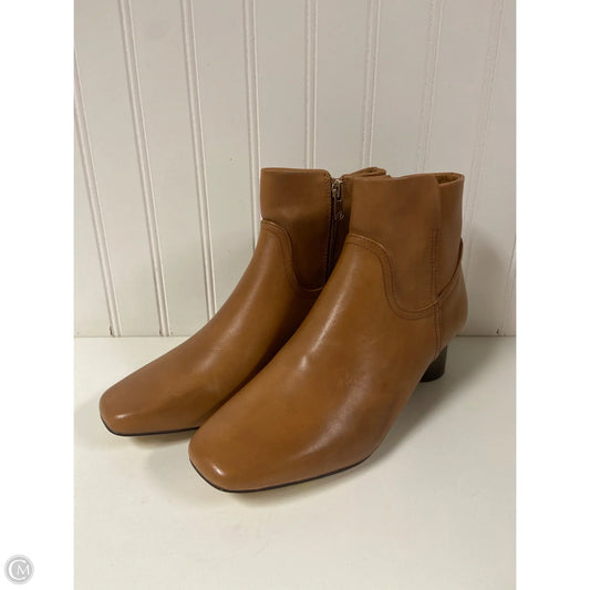Boots Ankle Heels By Draper James In Brown, Size: 9