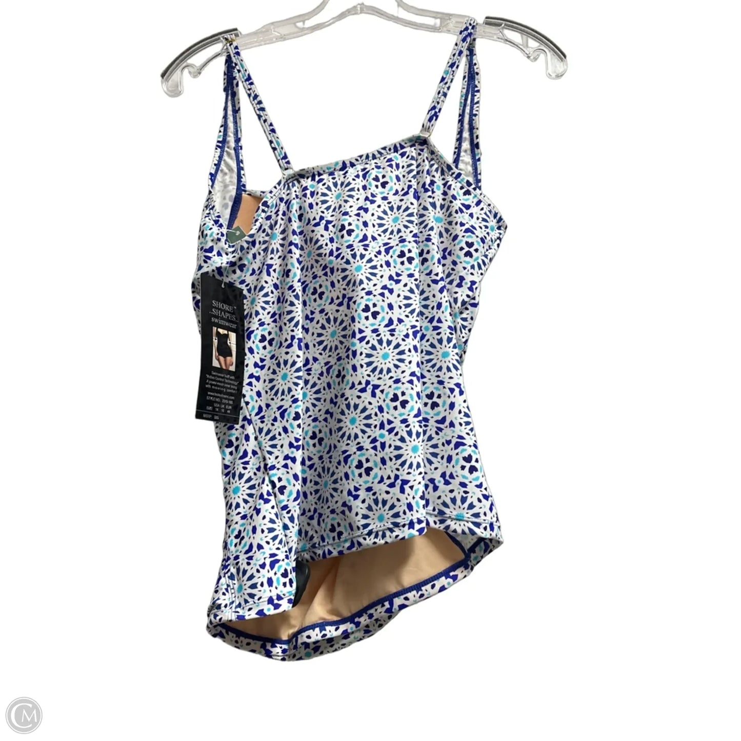 Swimsuit Top By Clothes Mentor In Blue, Size: L