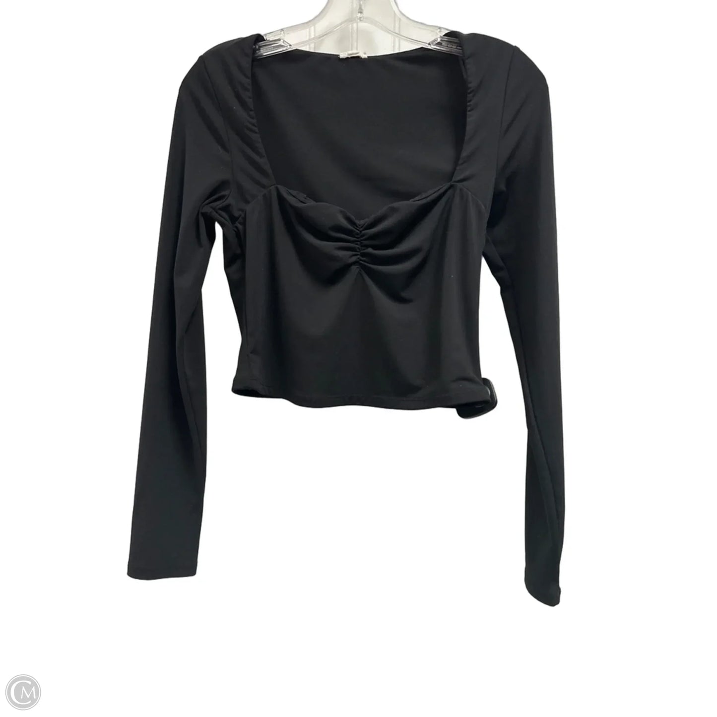 Top Long Sleeve By Garage In Black, Size: S
