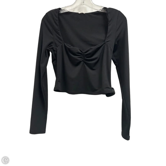Top Long Sleeve By Garage In Black, Size: S