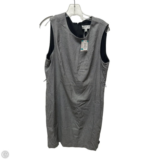 Dress Casual Midi By Kasper In Grey, Size: Xl