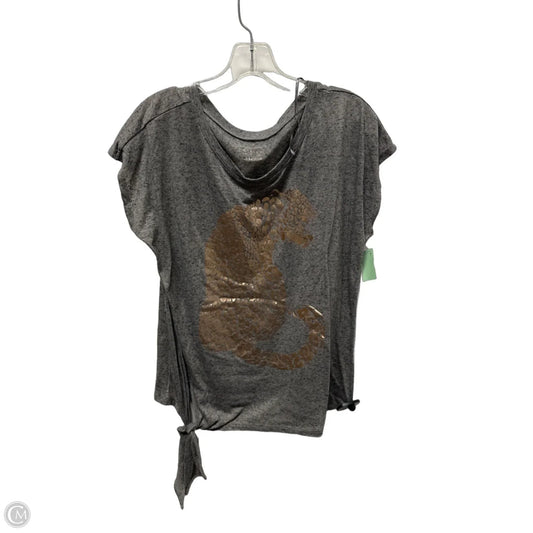 Top Short Sleeve By Juicy Couture In Grey, Size: Xl