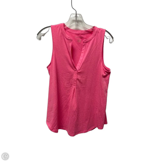 Top Sleeveless Designer By Lilly Pulitzer In Pink, Size: S