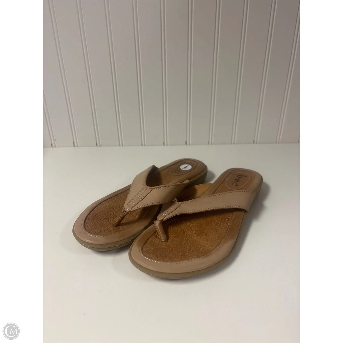 Sandals Flats By Boc In Beige, Size: 7