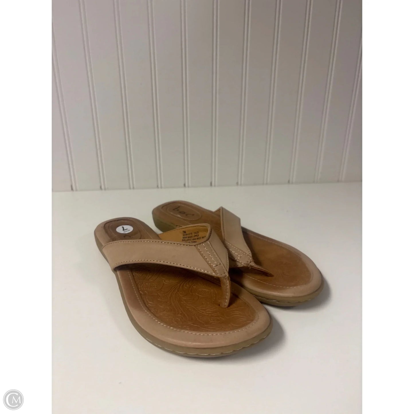 Sandals Flats By Boc In Beige, Size: 7