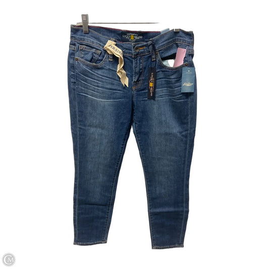 Jeans Skinny By Lucky Brand In Blue Denim, Size: 6