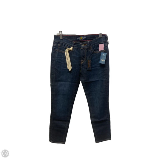 Jeans Skinny By Lucky Brand In Blue Denim, Size: 4