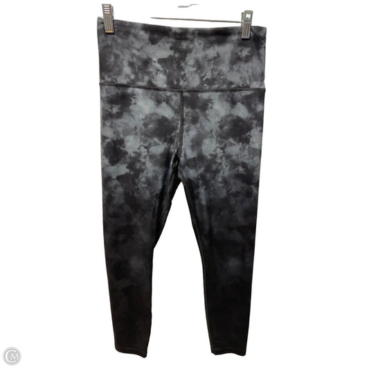 Athletic Leggings By Athleta In Black & Blue, Size: M