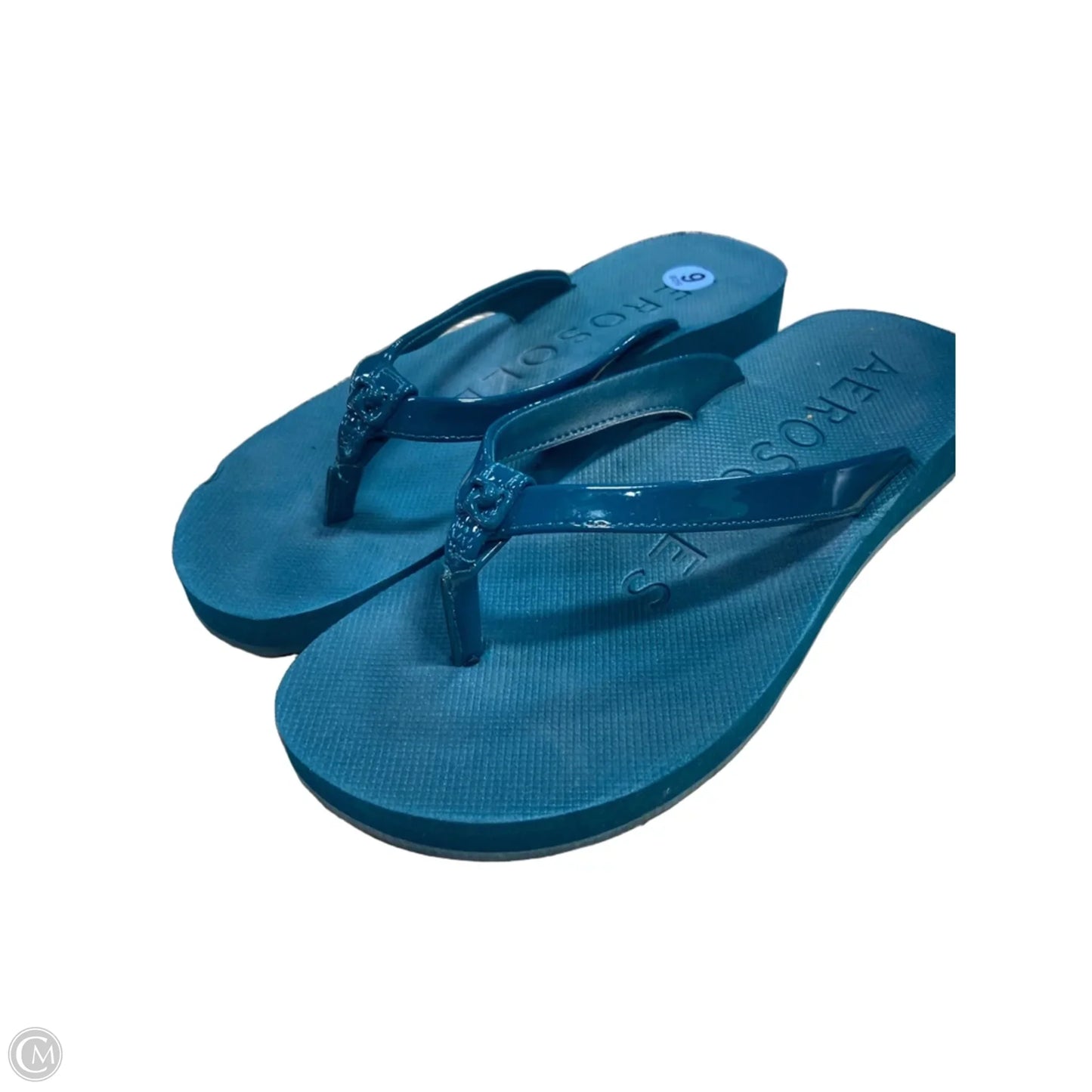 Sandals Flip Flops By Aerosoles In Green, Size: 6