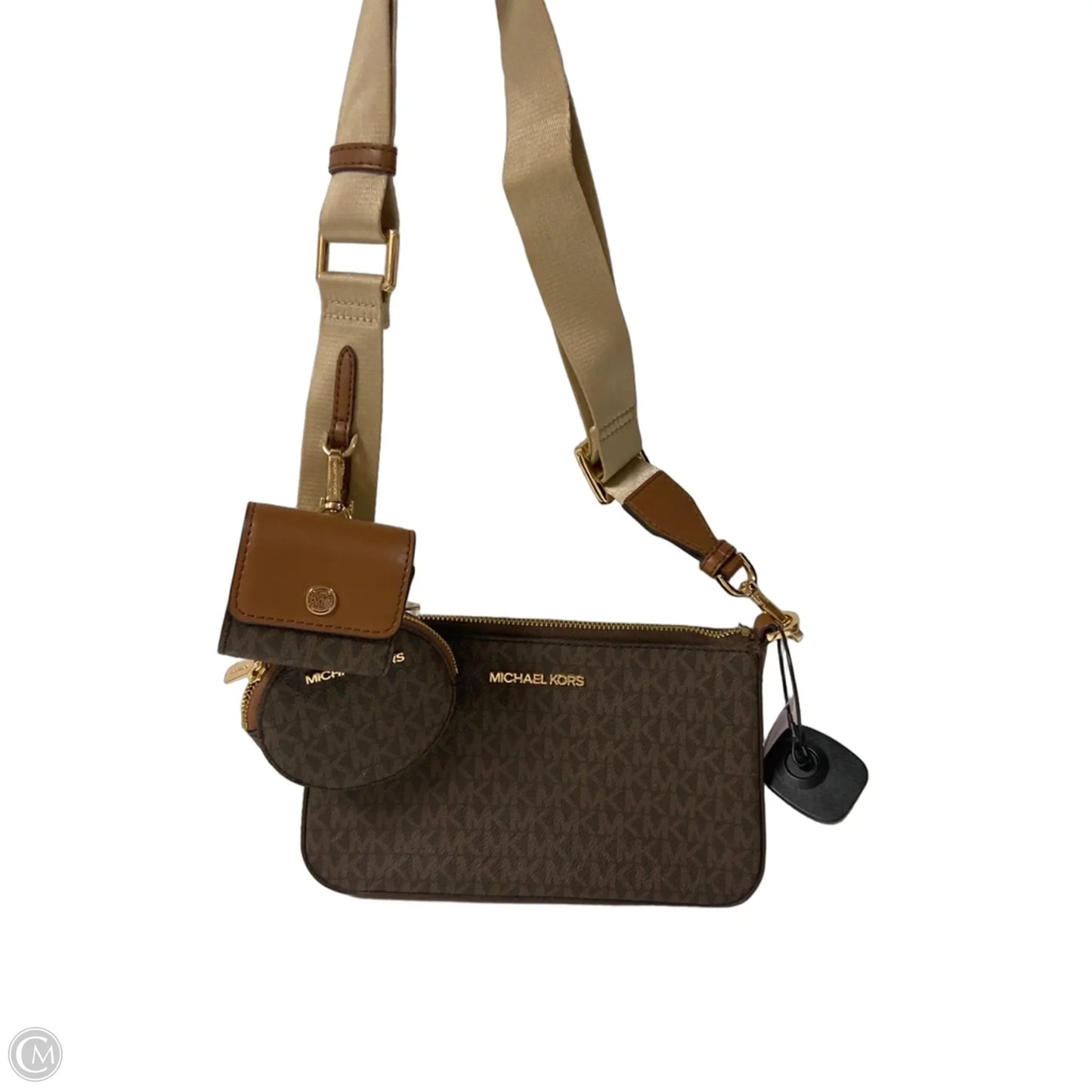 Crossbody Designer By Michael Kors, Size: Medium