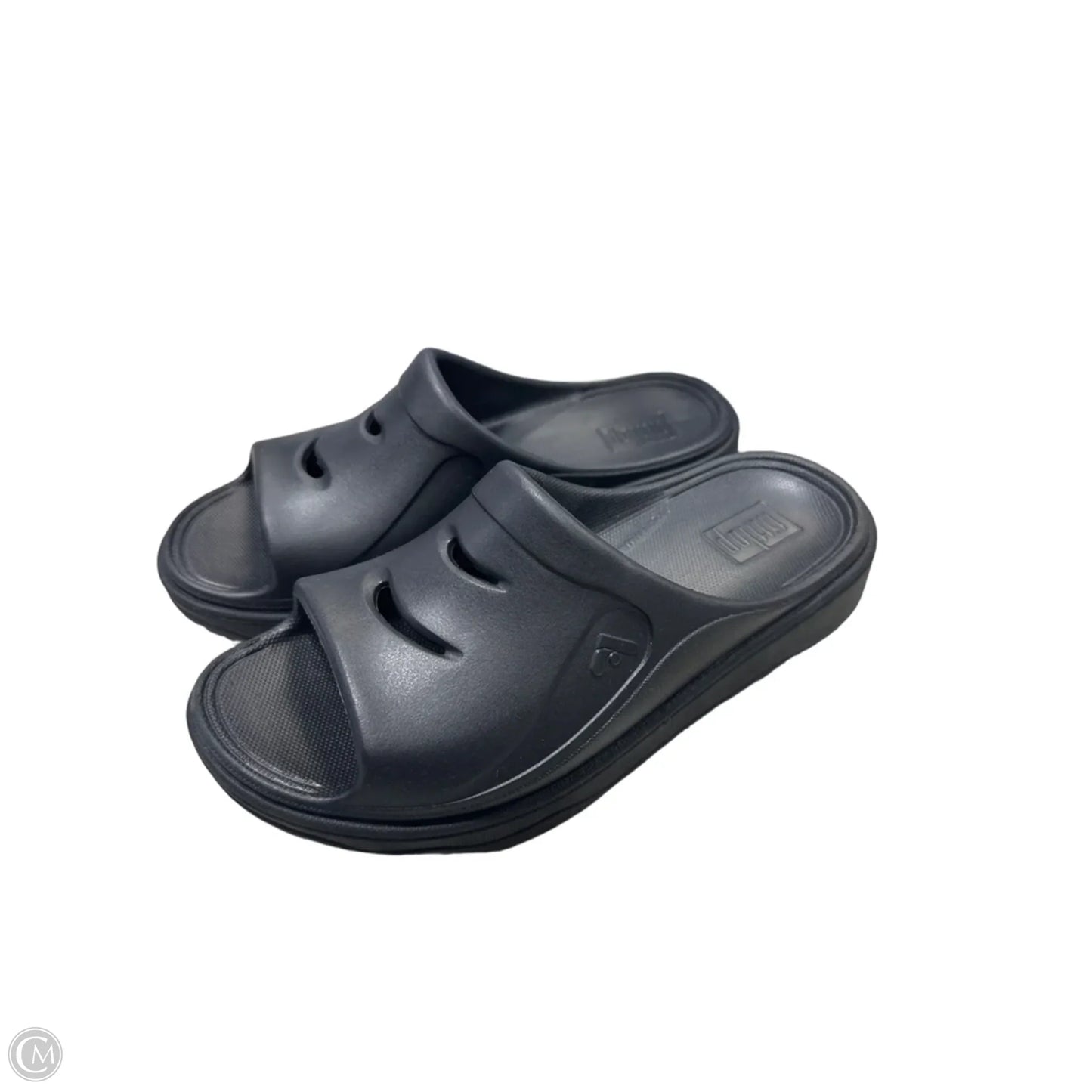 Sandals Flip Flops By Fitflop In Black, Size: 8.5
