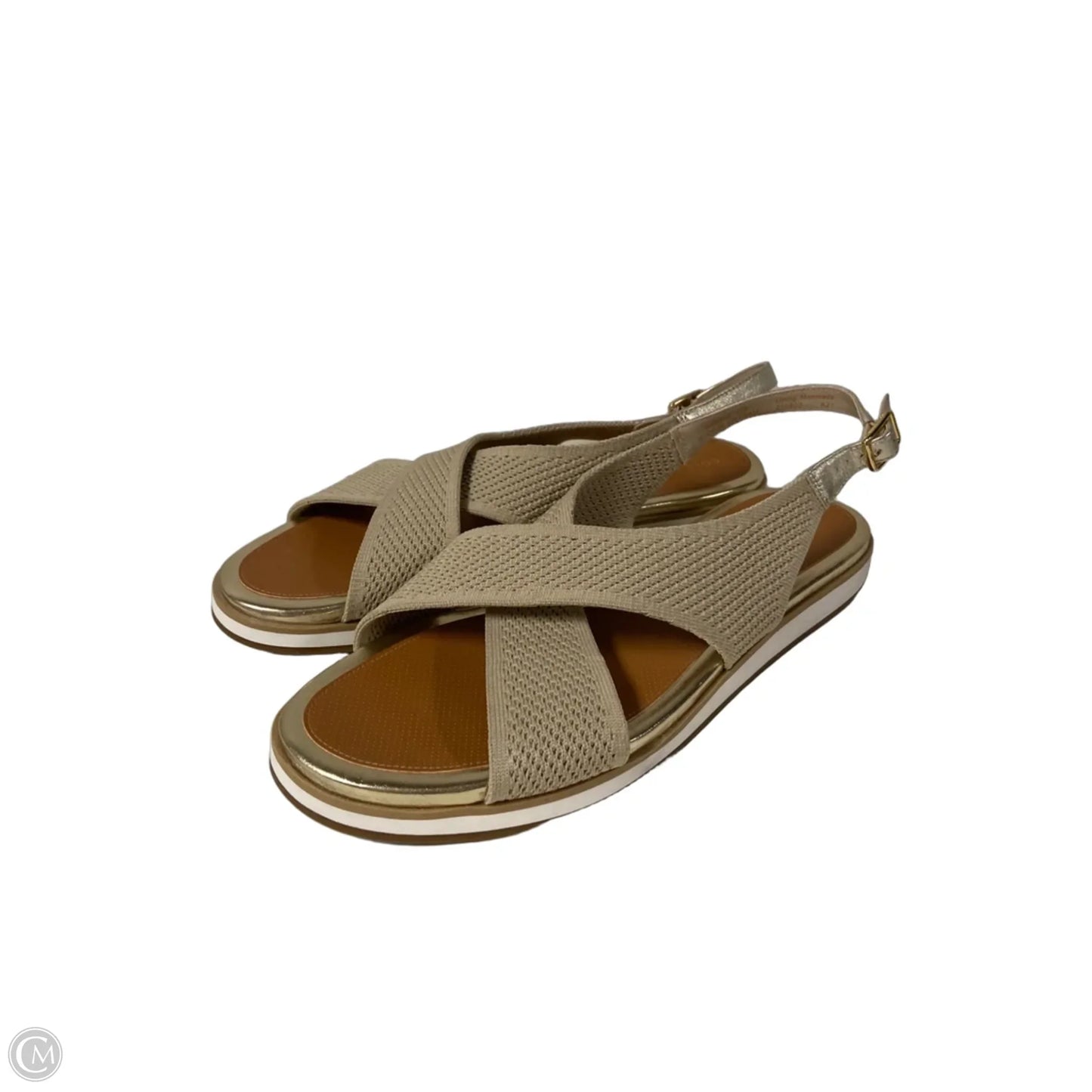 Sandals Flats By Cole-haan In Tan, Size: 11