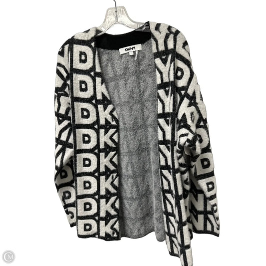 Cardigan By Dkny In Black & White, Size: L