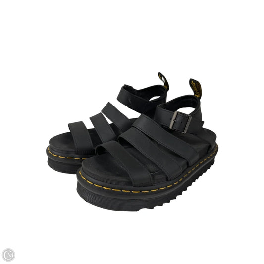 Sandals Designer By Dr Martens In Black, Size: 8