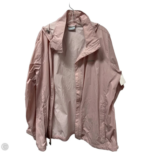 Athletic Jacket By Columbia In Pink, Size: 2x