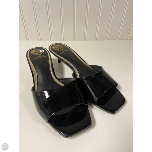 Sandals Heels Kitten By Vince Camuto In Black, Size: 10