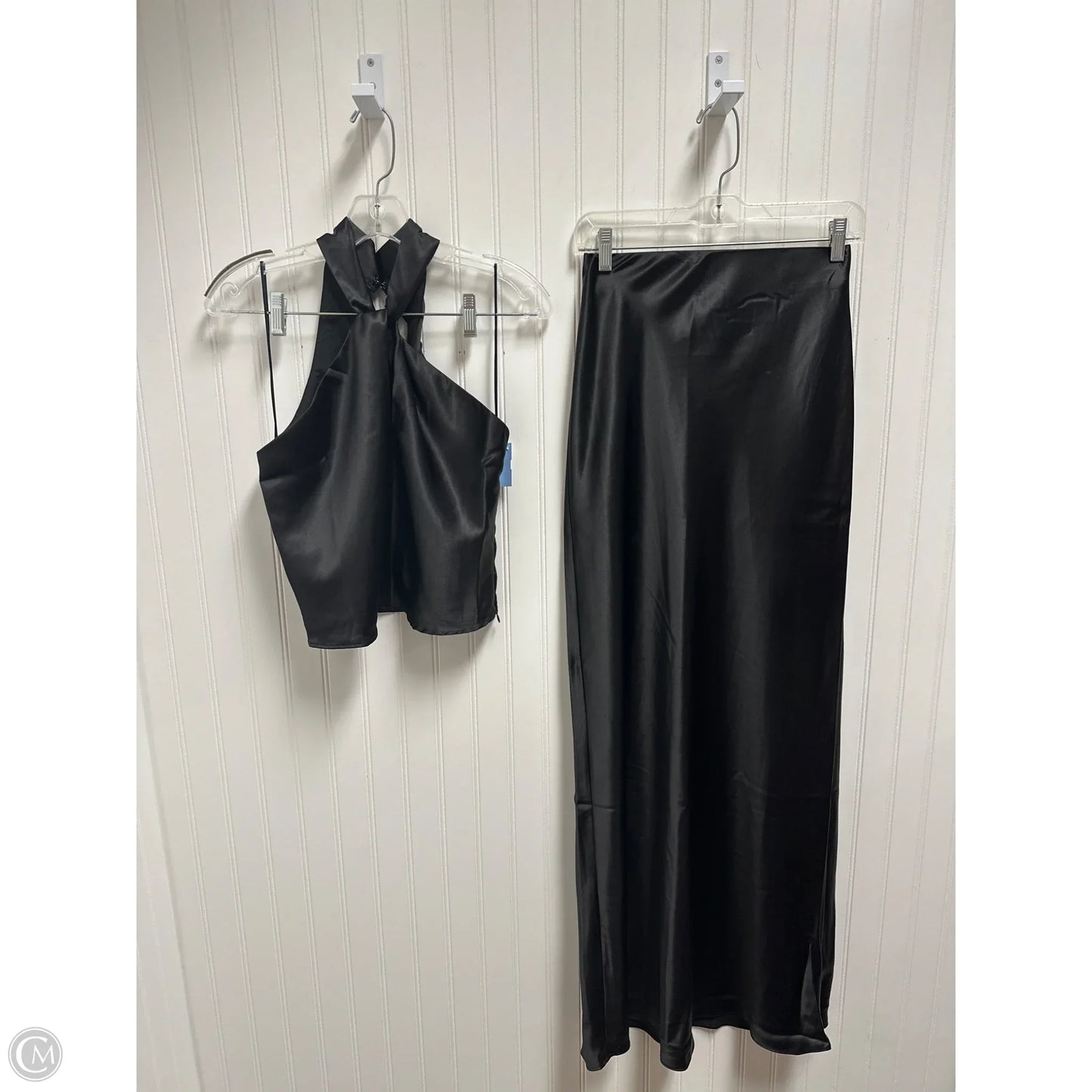 Skirt Set 2pc By Line & Dot In Black, Size: S