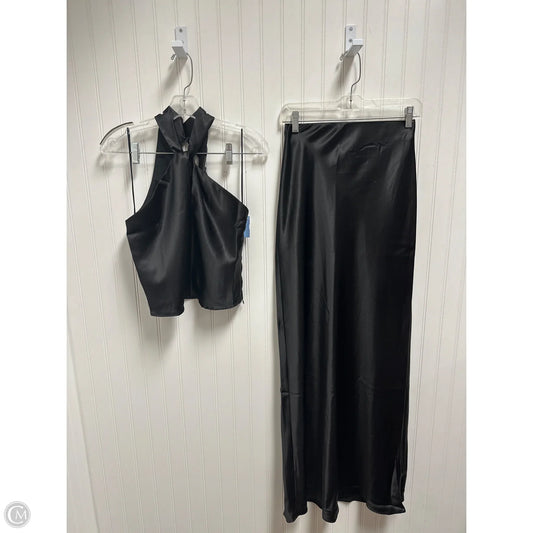 Skirt Set 2pc By Line & Dot In Black, Size: S