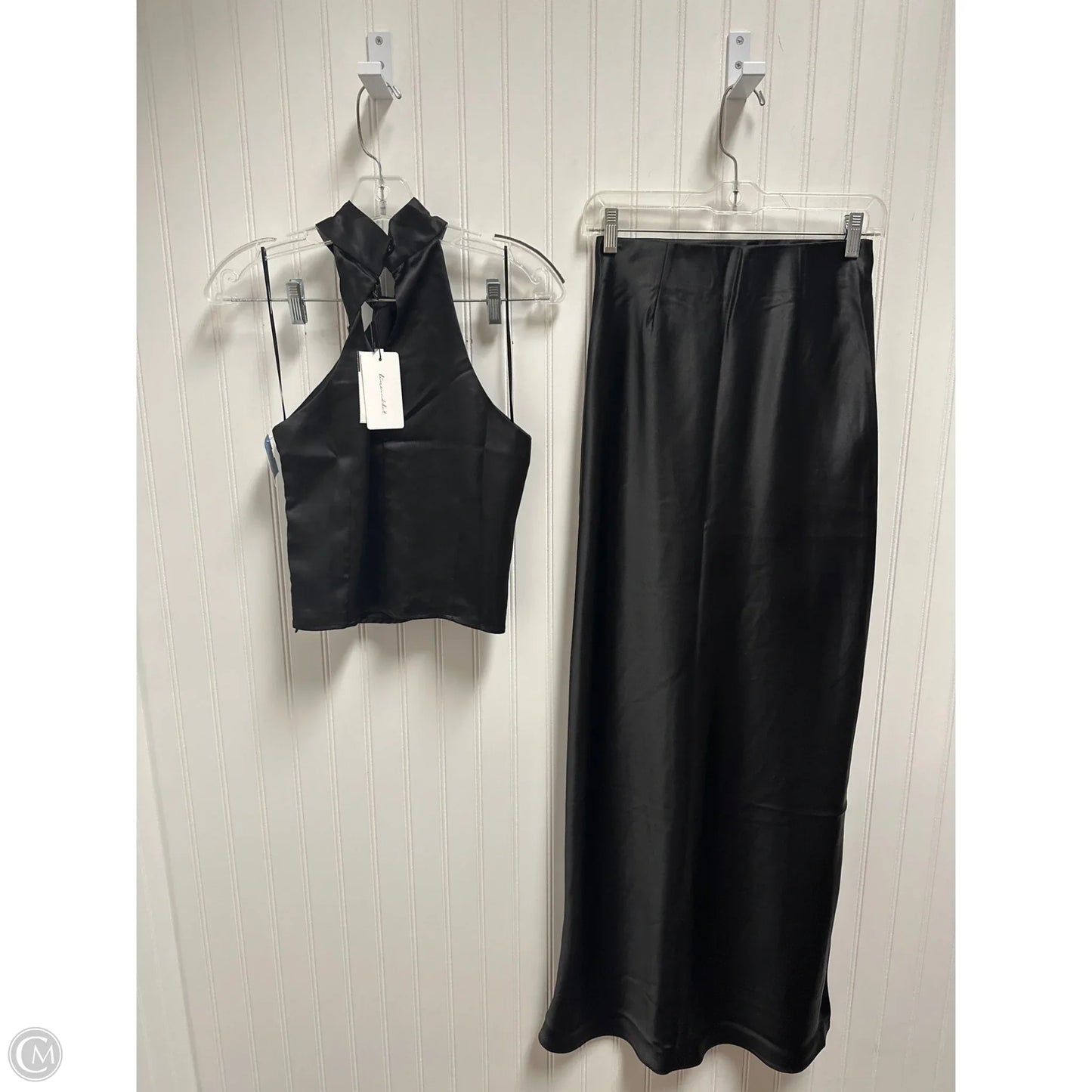 Skirt Set 2pc By Line & Dot In Black, Size: S