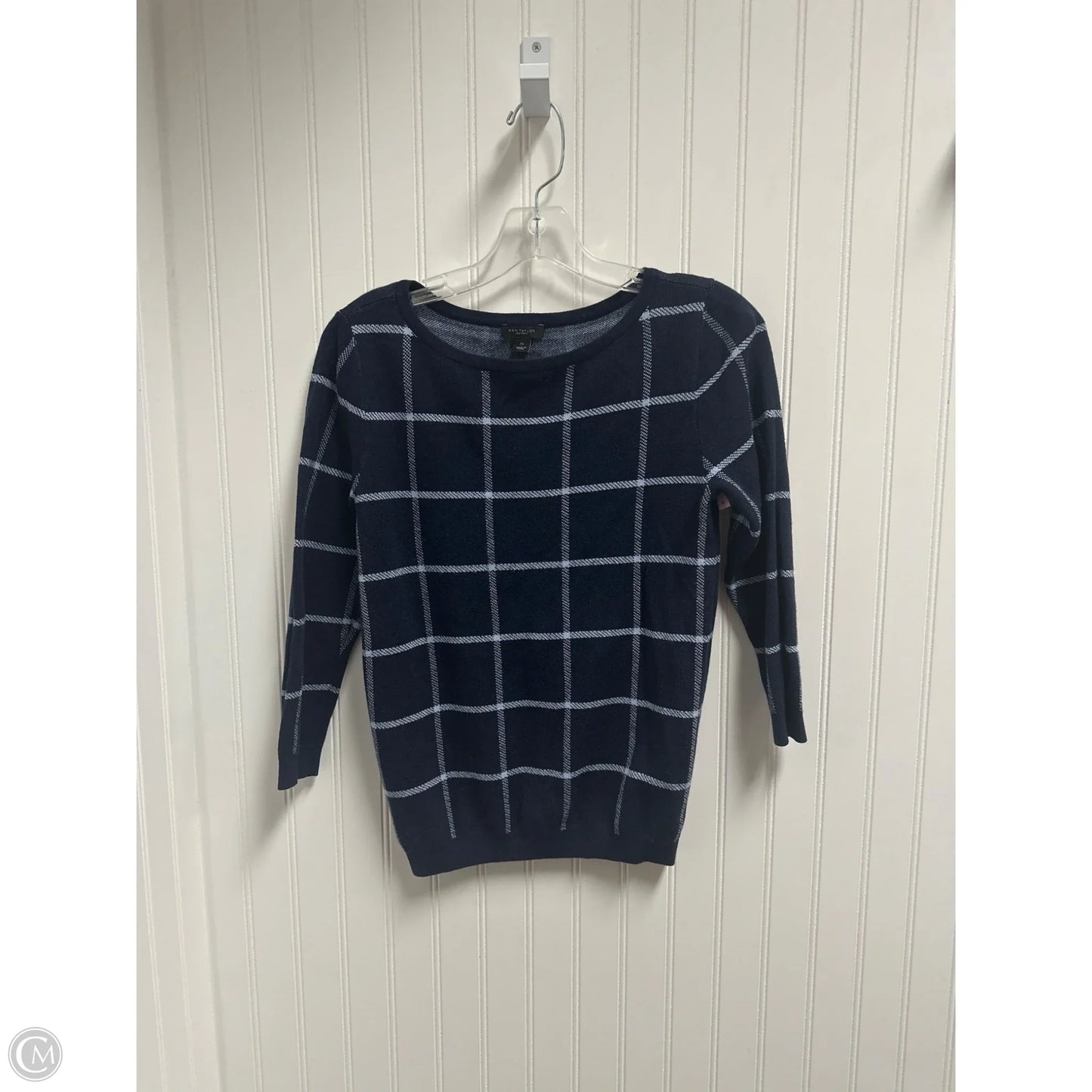 Sweater By Ann Taylor In Blue, Size: Xs