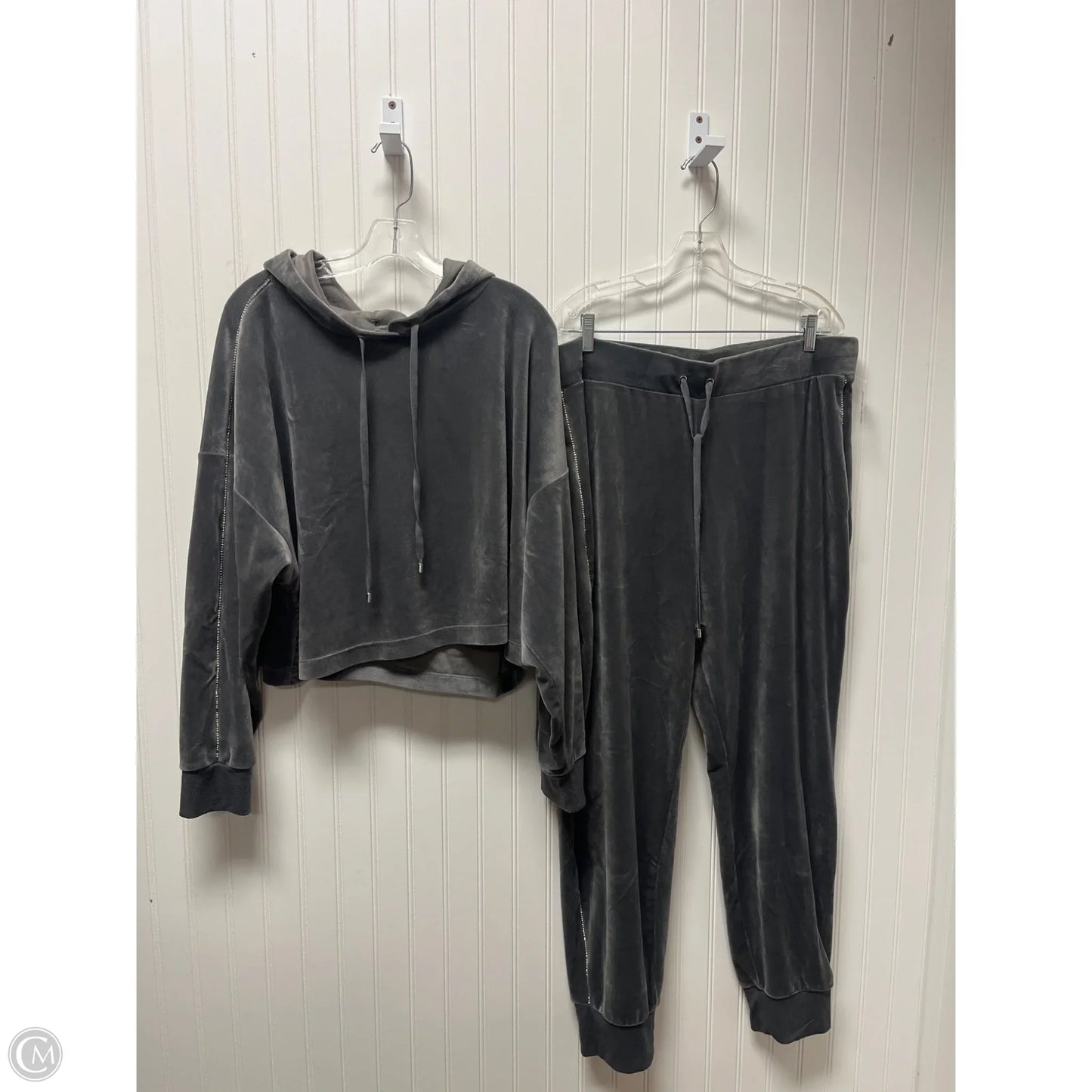 Pants Set 2pc By Dkny In Grey, Size: Xl