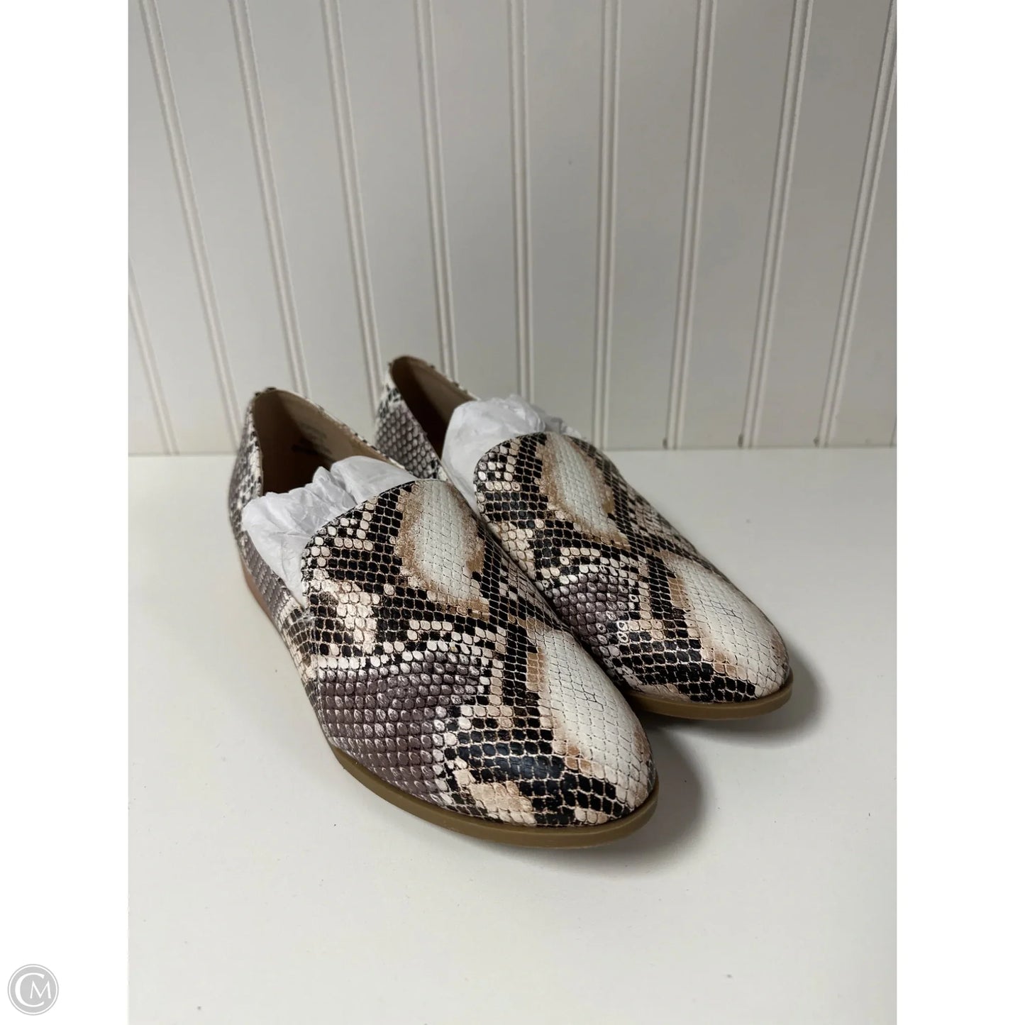 Shoes Flats By Clothes Mentor In Animal Print, Size: 9