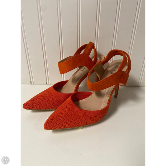 Shoes Heels Stiletto By Clothes Mentor In Orange, Size: 6.5