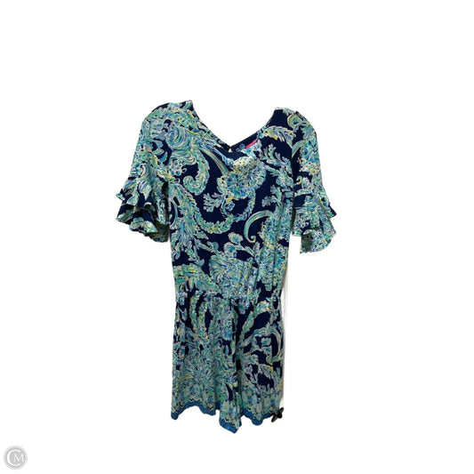 Romper Designer By Lilly Pulitzer In Blue, Size: Xs