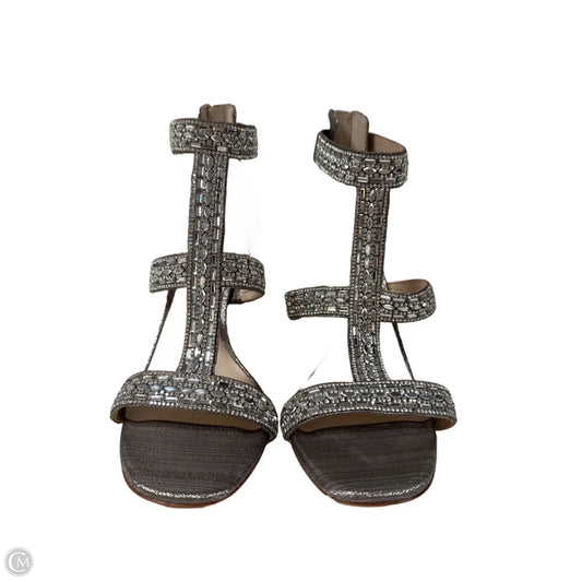 Shoes Heels Stiletto By Antonio Melani In Gold & Silver, Size: 9