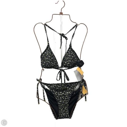 Sweater 2pc By Michael By Michael Kors In Black & Green, Size: M