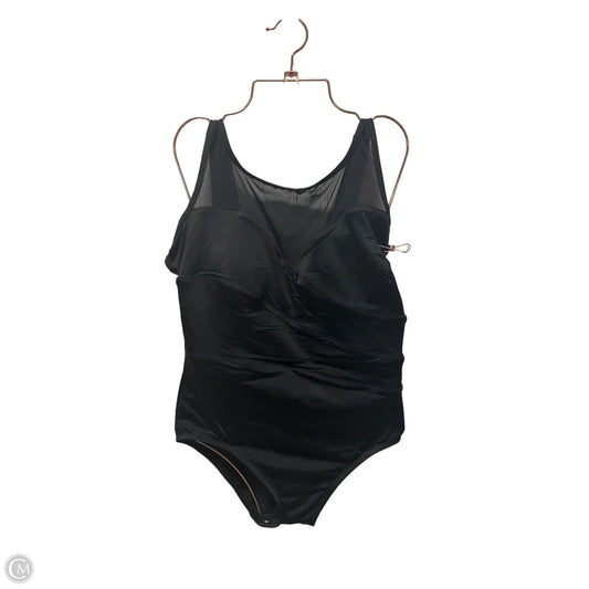 Swimsuit By Clothes Mentor In Black, Size: 14