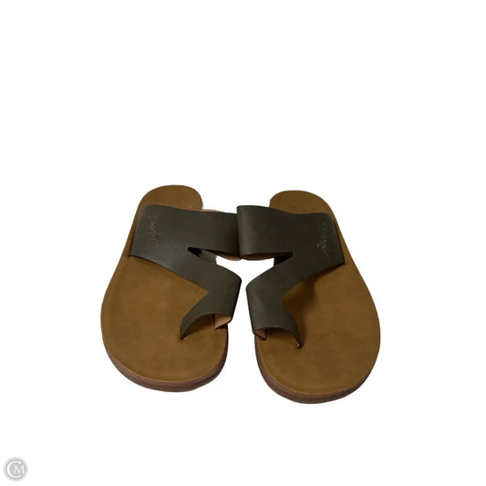 Shoes Flats By Blowfish In Grey & Tan, Size: 8.5