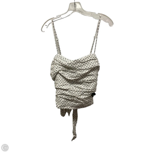 Top Sleeveless Designer By Kate Spade In Polkadot Pattern, Size: 1x