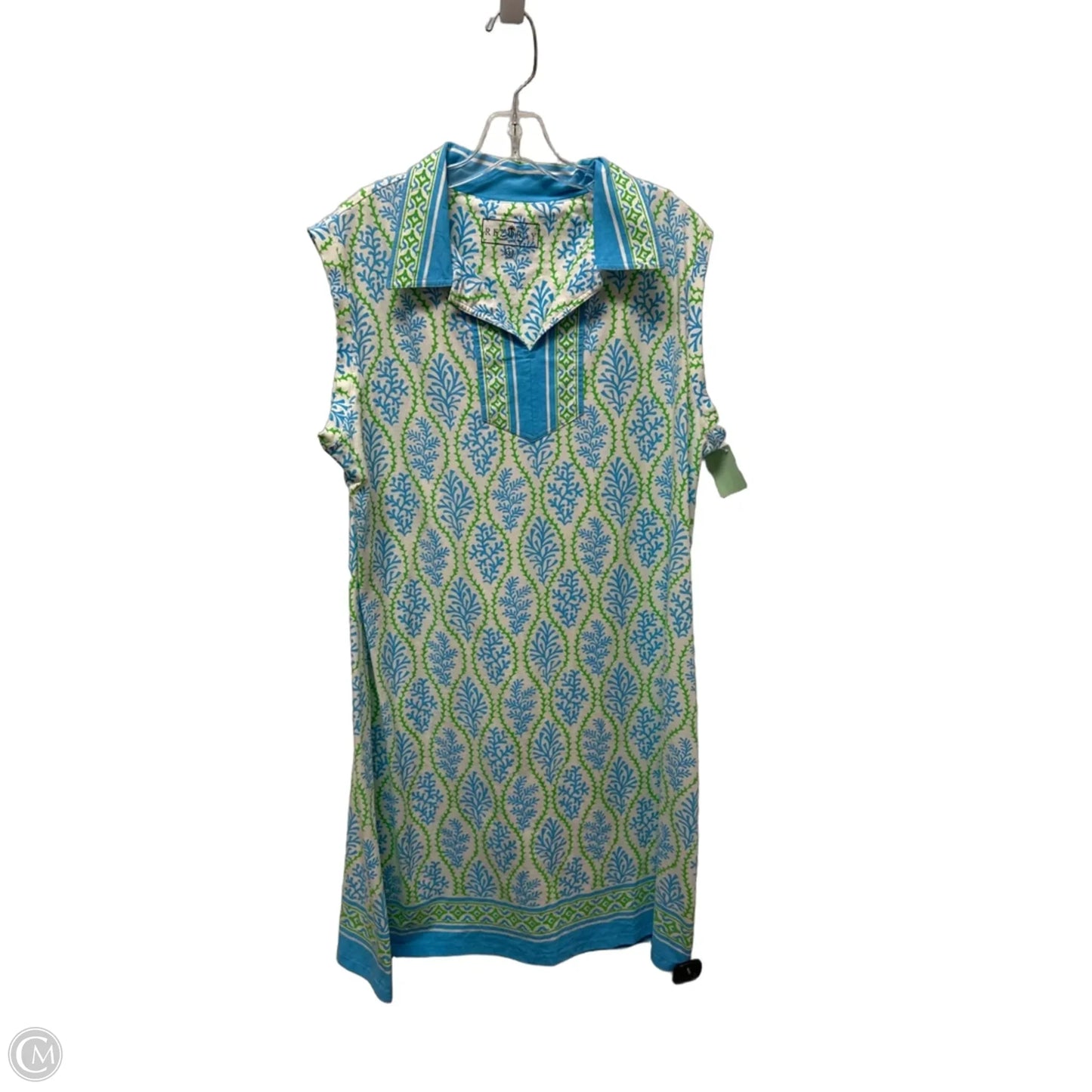 Dress Casual Midi By Clothes Mentor In Blue, Size: Xxl