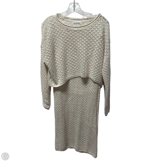 Skirt Set 2pc By Olive And Oak In Cream, Size: M