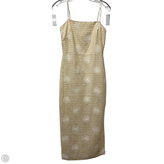 Dress Casual Maxi By Vince Camuto In Cream, Size: 4