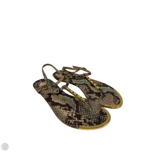 Sandals Flats By Dolce Vita In Snakeskin Print, Size: 7.5
