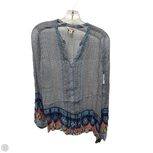 Top Long Sleeve By Lucky Brand In Multi-colored, Size: S