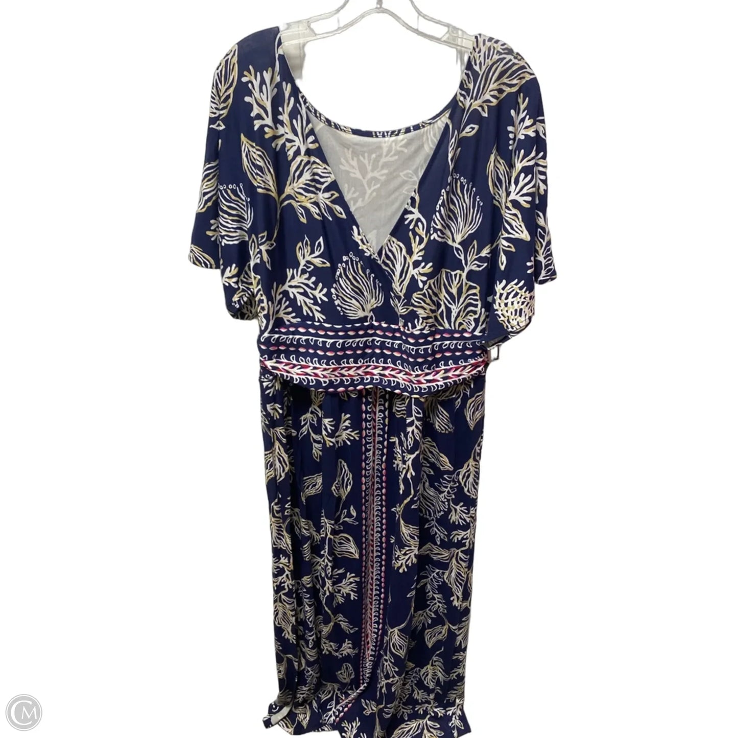 Dress Designer By Lilly Pulitzer In Blue, Size: 2x