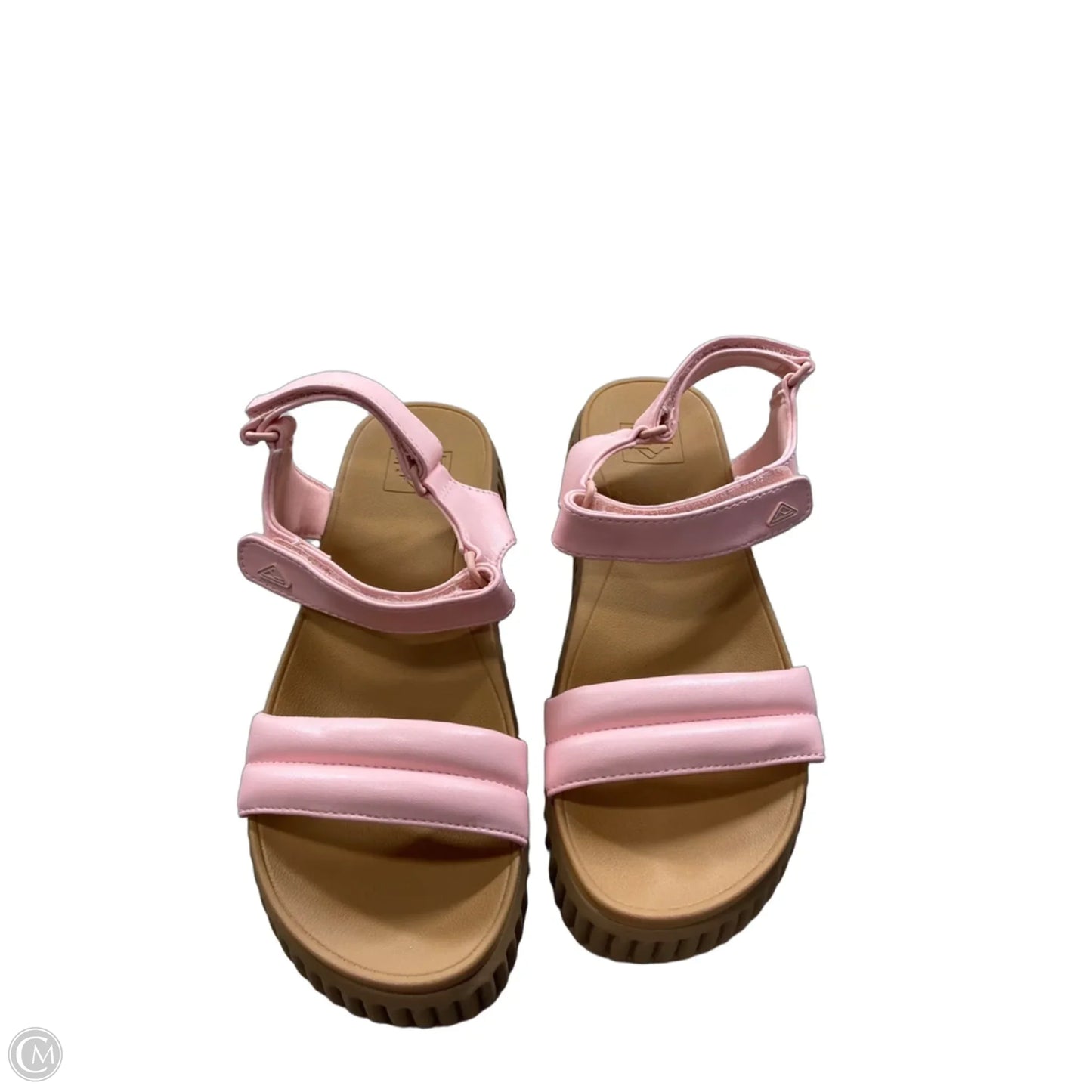 Sandals Heels Platform By Reef In Pink, Size: 7