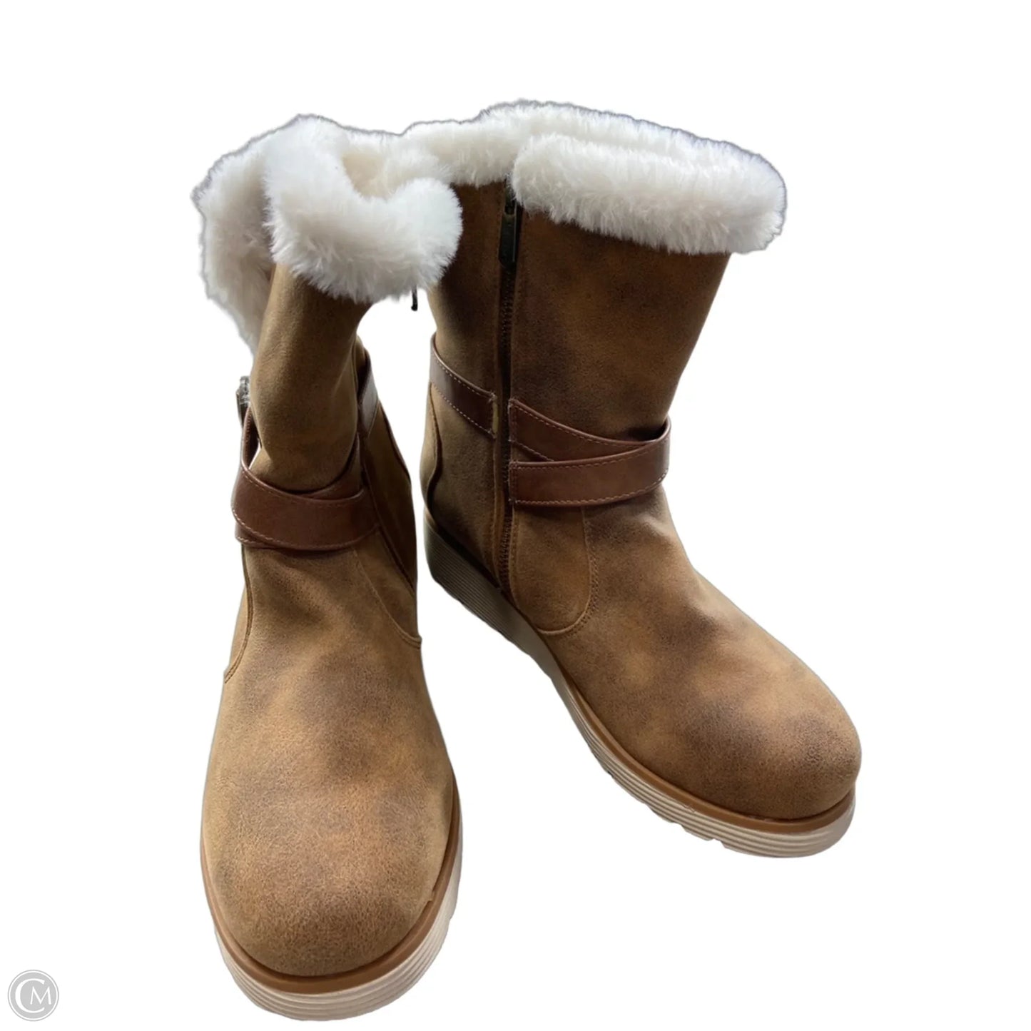Boots Snow By Skechers In Brown, Size: 7