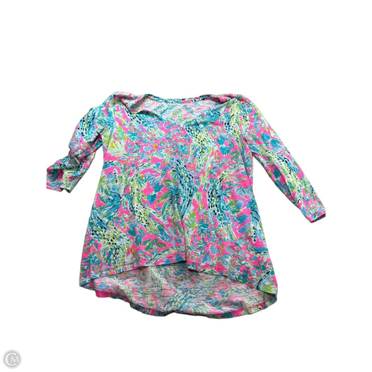 Top Long Sleeve Designer By Lilly Pulitzer In Multi-colored, Size: M