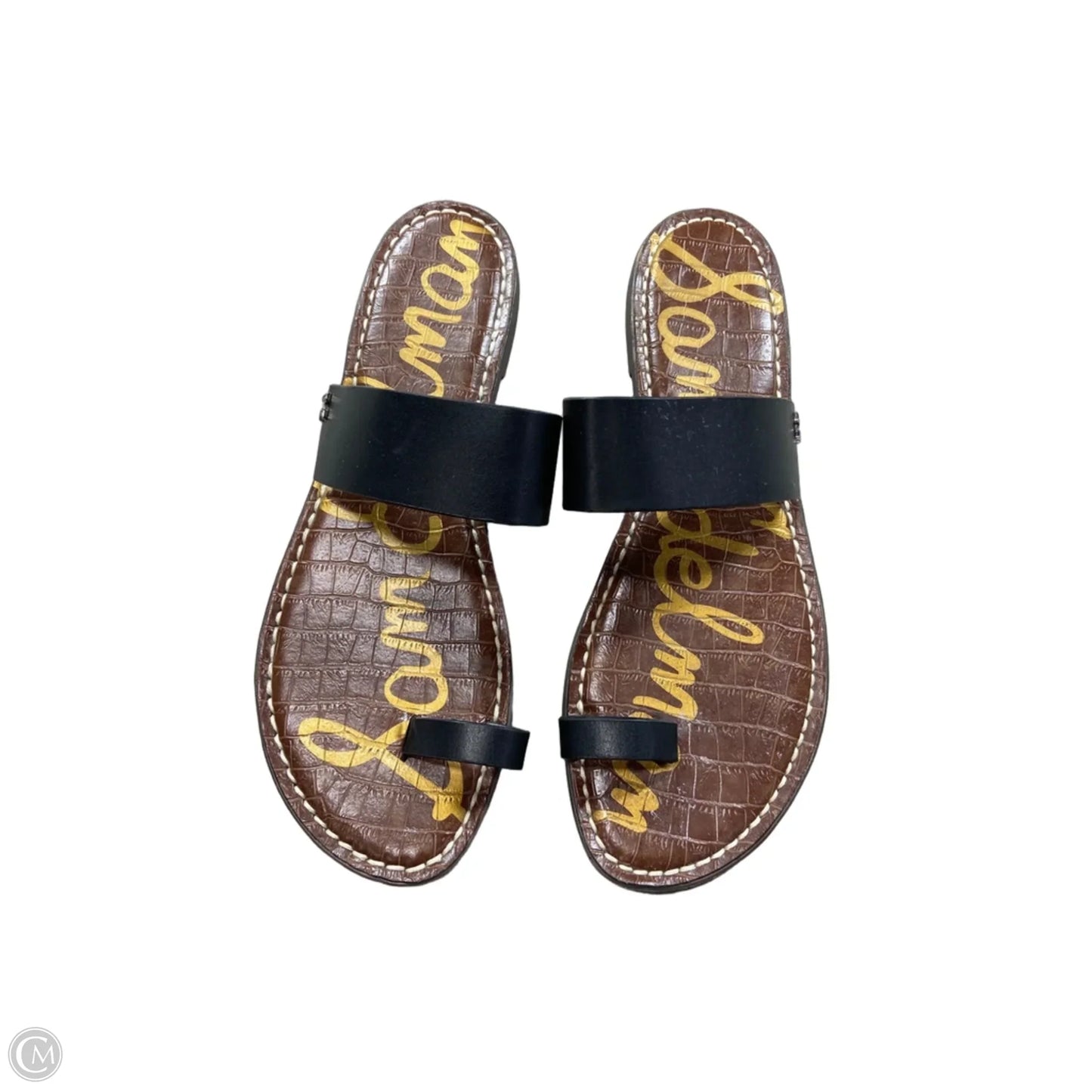 Sandals Flats By Sam Edelman In Black, Size: 9.5