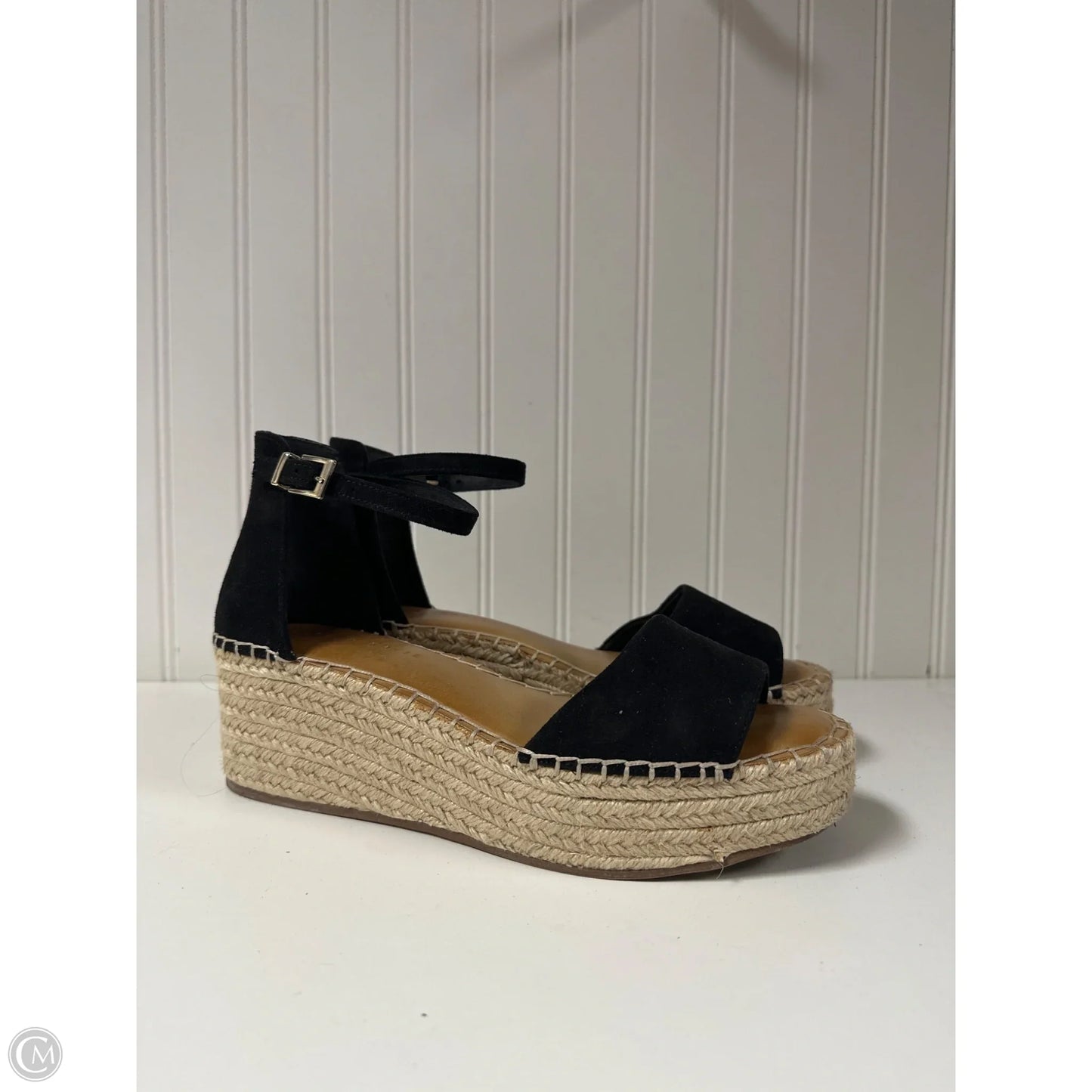 Sandals Heels Platform By Kelly And Katie In Black, Size: 8.5