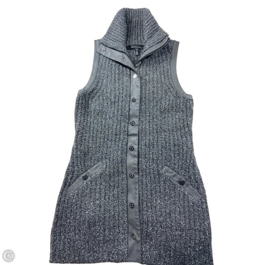Vest Sweater By White House Black Market In Grey, Size: Xs