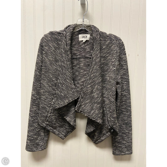 Sweater Cardigan By Bb Dakota In Black & White, Size: S