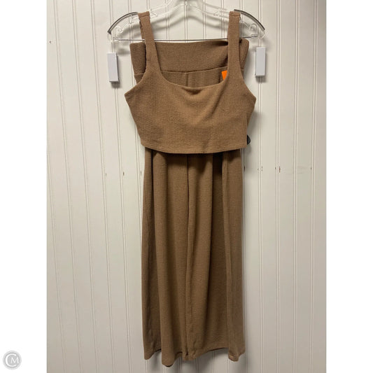 Lounge Set Pants By Abercrombie And Fitch In Tan, Size: 4