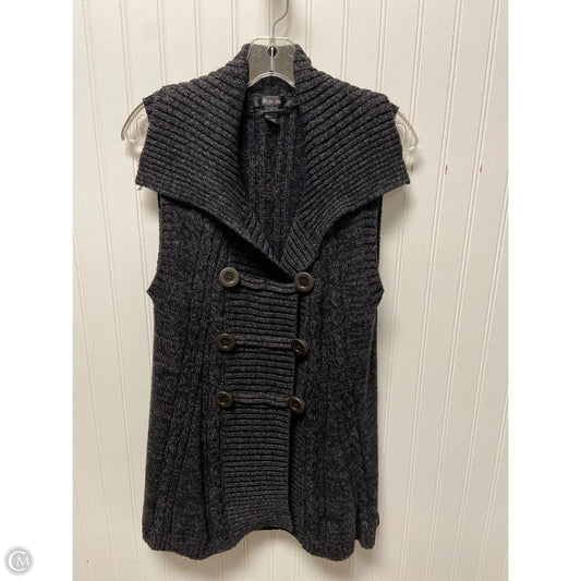 Vest Sweater By Style And Company In Grey, Size: M