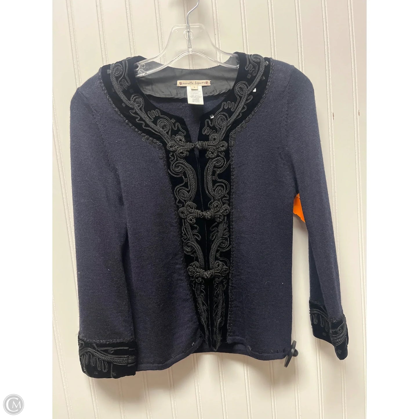 Sweater Cardigan By Nanette Lepore In Navy, Size: S